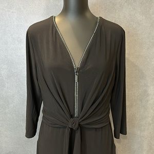 Joseph Ribkoff black jumpsuit - size 12